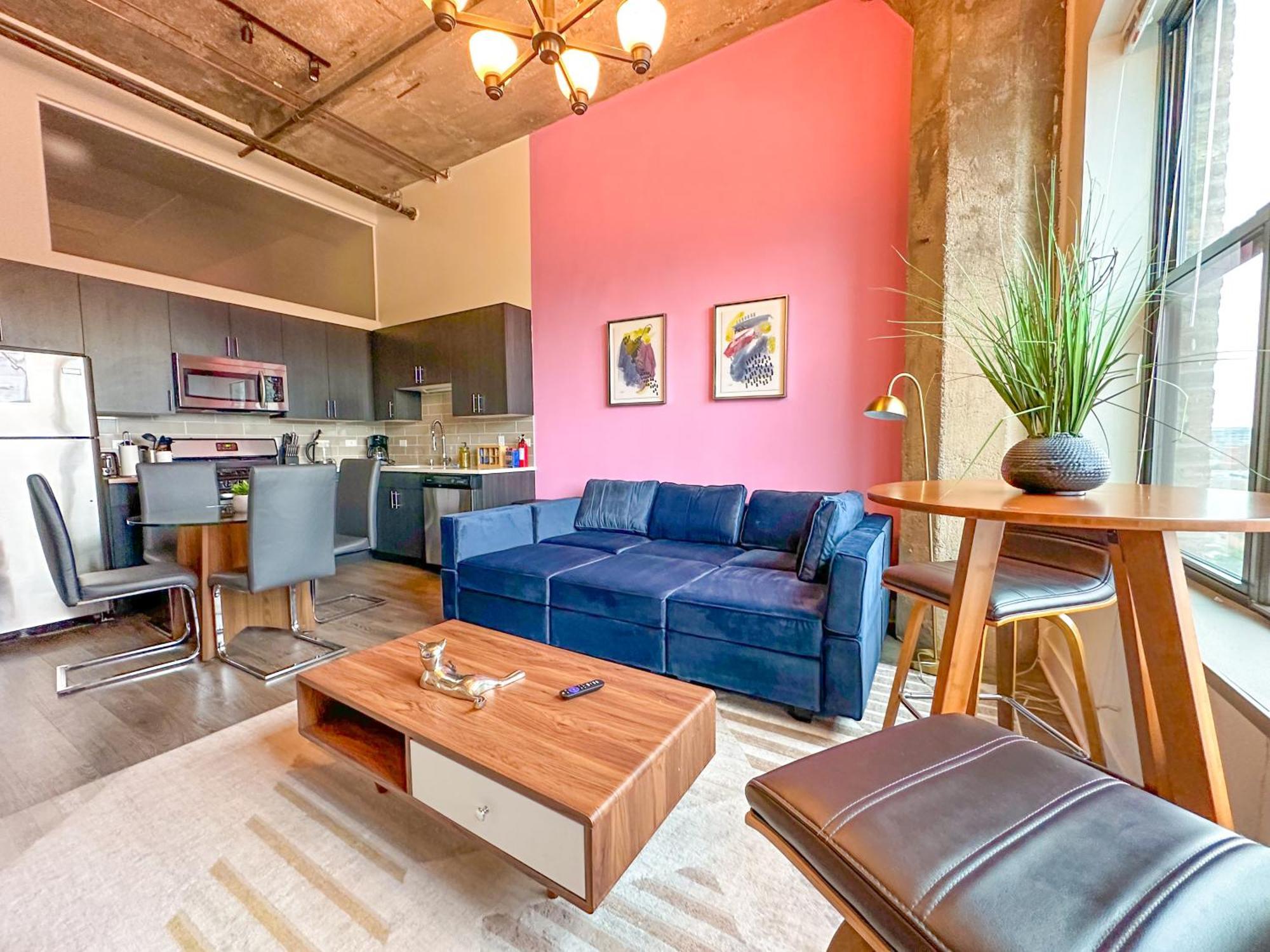 Modern 2Br Loft With Amazing City Skyline View And Optional Parking For 8 Guests Near Mccormick Place And Soldier Field Chicago Buitenkant foto