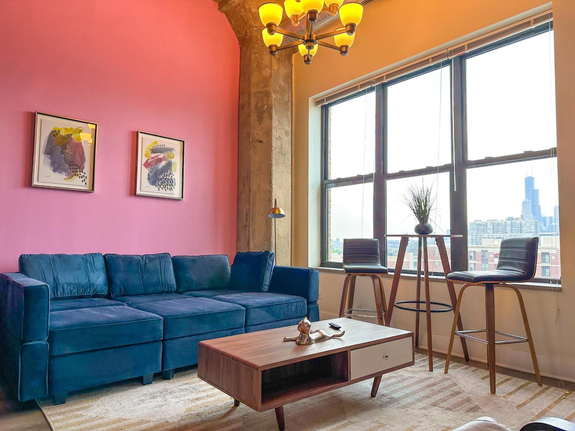 Modern 2Br Loft With Amazing City Skyline View And Optional Parking For 8 Guests Near Mccormick Place And Soldier Field Chicago Buitenkant foto